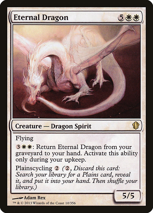 Commander 2013 - 10 - Eternal Dragon - Rare - W - Non-foil