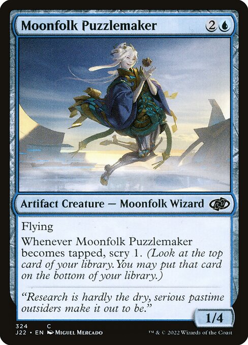 Jumpstart 2022 - 324 - Moonfolk Puzzlemaker - Common - U - Non-foil
