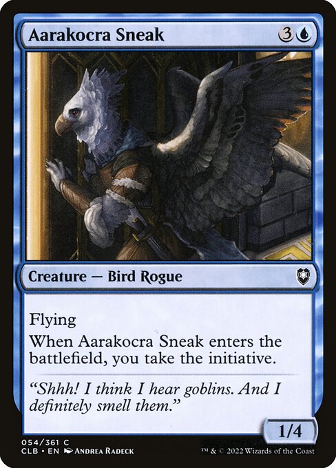 Commander Legends: Battle for Baldur's Gate - 54 - Aarakocra Sneak - Common - U - Non-foil
