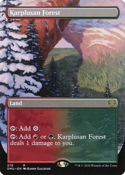 Dominaria United - 379 - Karplusan Forest - Rare - C - Foil