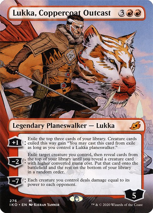 Ikoria: Lair of Behemoths - 276 - Lukka, Coppercoat Outcast - Mythic - R - Non-foil