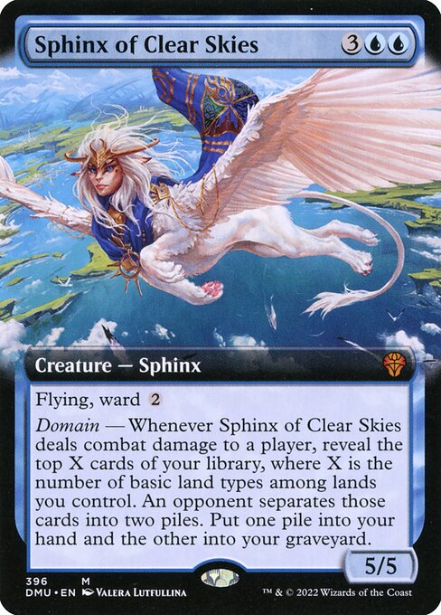 Dominaria United - 396 - Sphinx of Clear Skies - Mythic - U - Foil