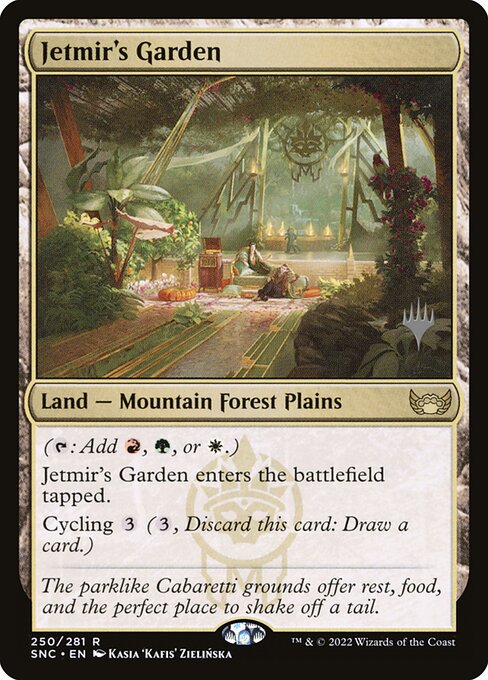 Streets of New Capenna Promos - 250p - Jetmir's Garden - Rare - C - Foil - Promo