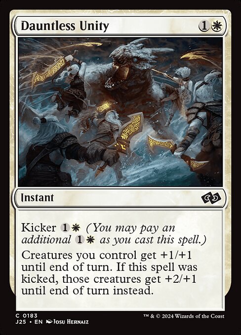 Foundations Jumpstart - 183 - Dauntless Unity - Common - W - Non-foil