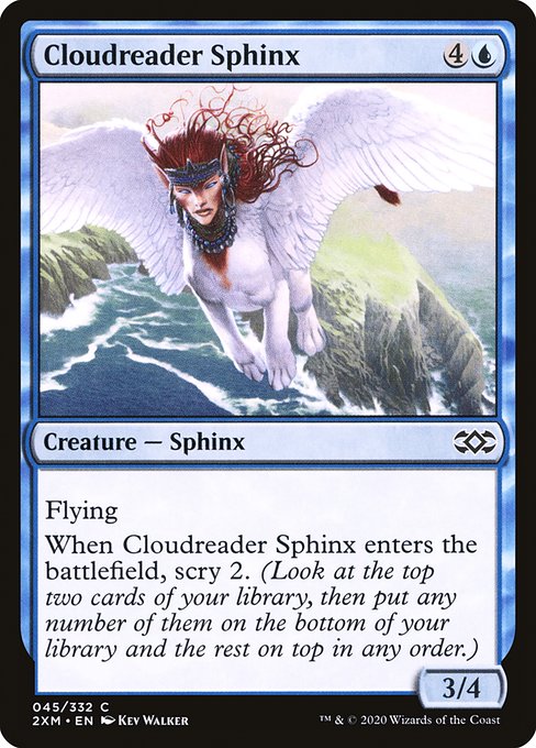 Double Masters - 45 - Cloudreader Sphinx - Common - U - Foil