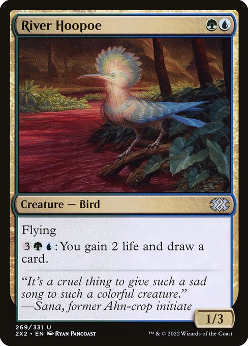 Double Masters 2022 - 269 - River Hoopoe - Uncommon - UG - Non-foil