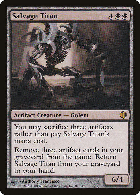 Shards of Alara - 84 - Salvage Titan - Rare - B - Non-foil