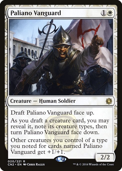Conspiracy: Take the Crown - 20 - Paliano Vanguard - Rare - W - Non-foil