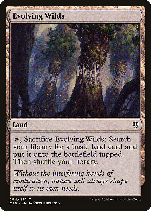 Commander 2016 - 294 - Evolving Wilds - Common - C - Non-foil