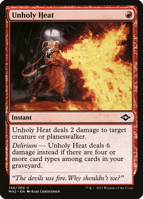 Modern Horizons 2 - 145 - Unholy Heat - Common - R - Non-foil