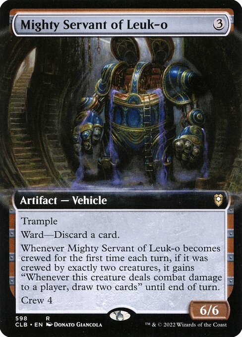 Commander Legends: Battle for Baldur's Gate - 598 - Mighty Servant of Leuk-o - Rare - C - Non-foil