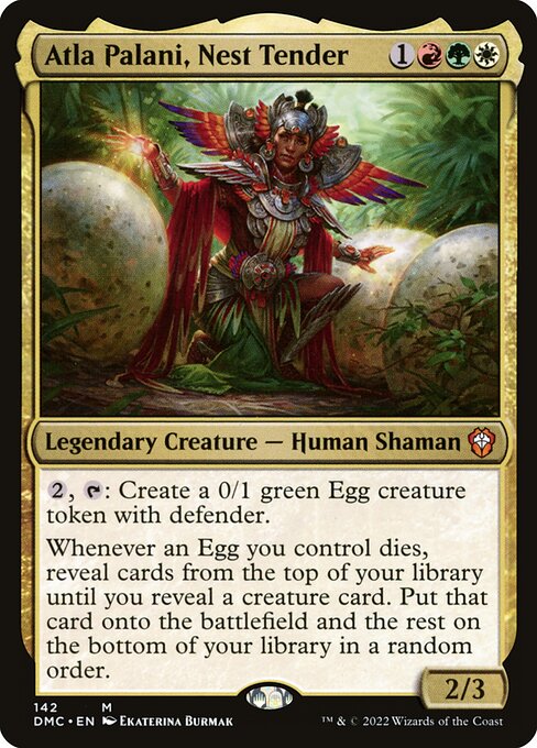 Dominaria United Commander - 142 - Atla Palani, Nest Tender - Mythic - Multi - Non-foil