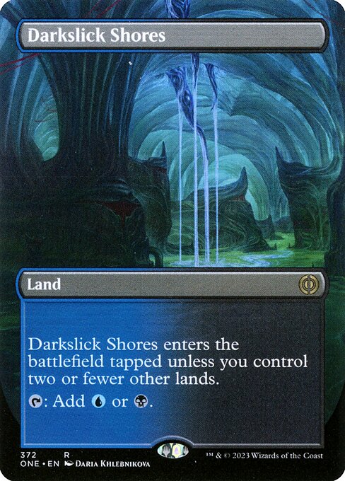 Phyrexia: All Will Be One - 372 - Darkslick Shores - Rare - C - Non-foil