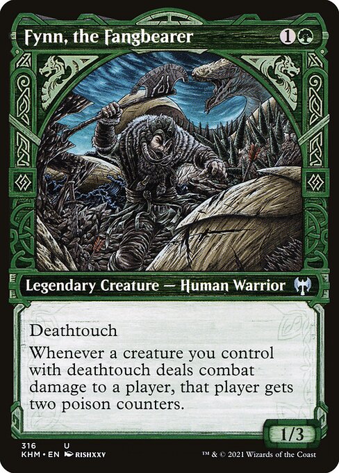 Kaldheim - 316 - Fynn, the Fangbearer - Uncommon - G - Foil