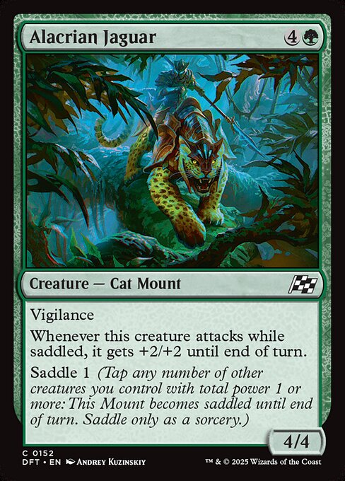 Aetherdrift - 152 - Alacrian Jaguar - Common - G - Foil