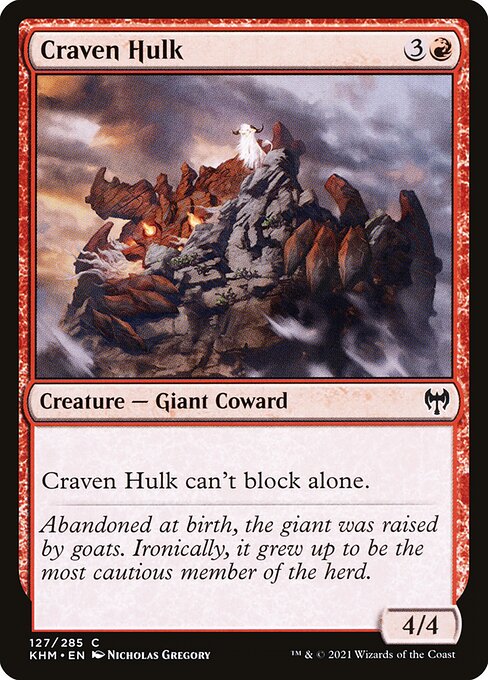 Kaldheim - 127 - Craven Hulk - Common - R - Non-foil