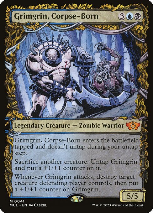Multiverse Legends - 41 - Grimgrin, Corpse-Born - Mythic - UB - Foil