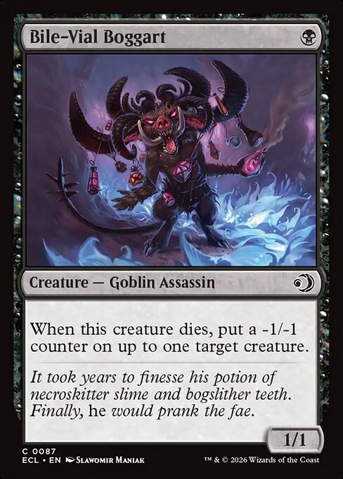 Lorwyn Eclipsed - 87 - Bile-Vial Boggart - Common - B - Non-foil