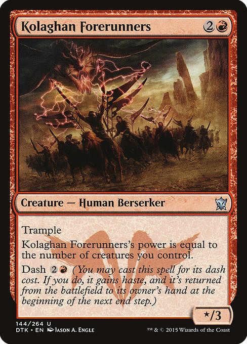 Dragons of Tarkir - 144 - Kolaghan Forerunners - Uncommon - R - Non-foil