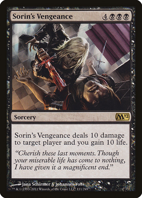 Magic 2012 - 111 - Sorin's Vengeance - Rare - B - Non-foil