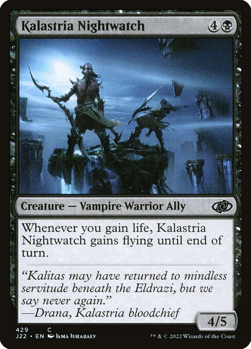 Jumpstart 2022 - 429 - Kalastria Nightwatch - Common - B - Non-foil