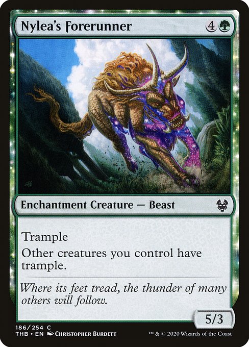 Theros Beyond Death - 186 - Nylea's Forerunner - Common - G - Non-foil