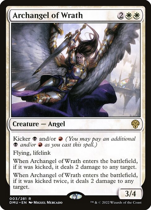 Dominaria United - 3 - Archangel of Wrath - Rare - W - Non-foil