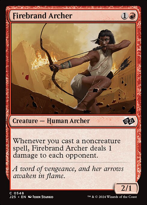 Foundations Jumpstart - 548 - Firebrand Archer - Common - R - Non-foil
