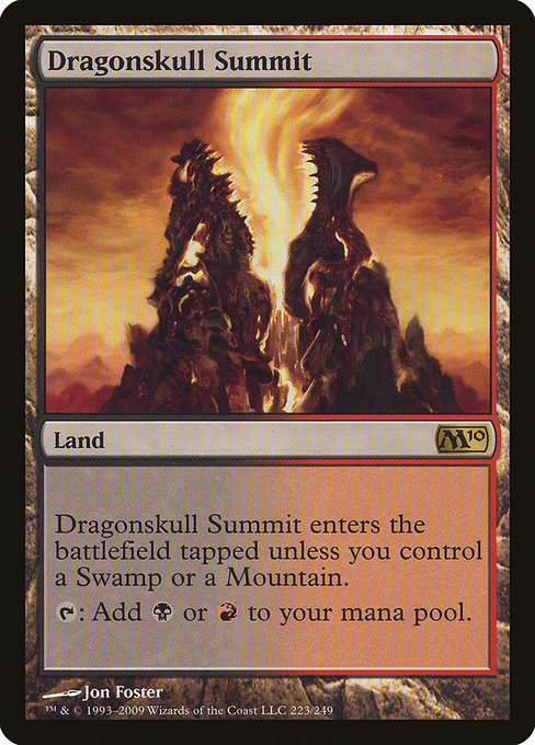 Magic 2010 - 223 - Dragonskull Summit - Rare - C - Non-foil