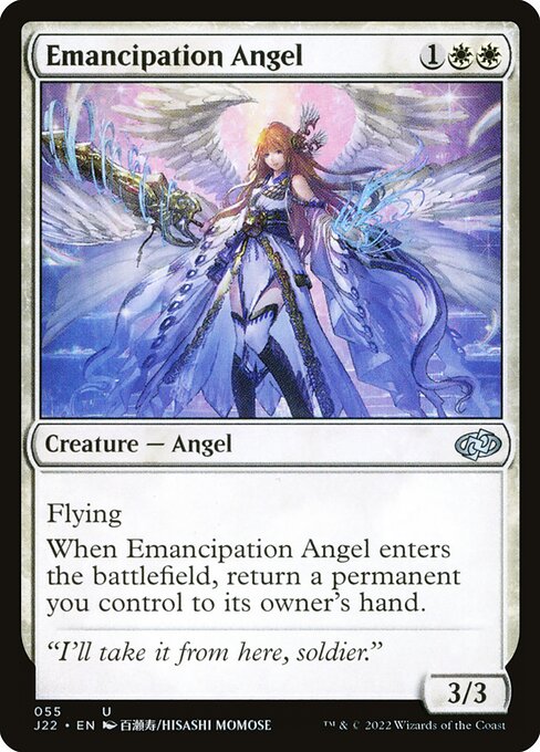 Jumpstart 2022 - 55 - Emancipation Angel - Uncommon - W - Non-foil