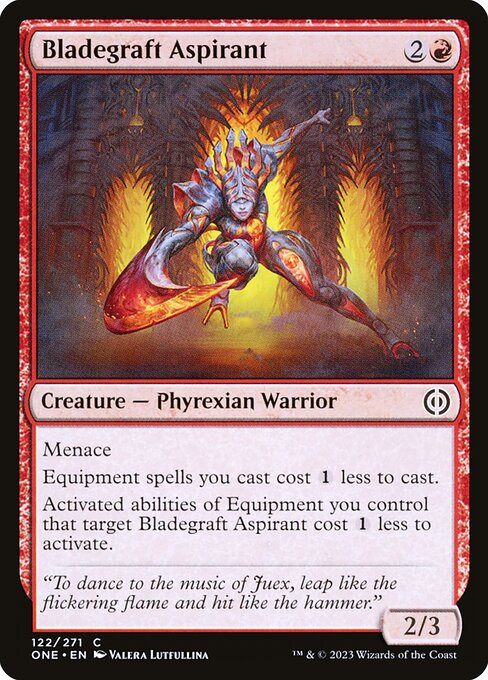 Phyrexia: All Will Be One - 122 - Bladegraft Aspirant - Common - R - Non-foil