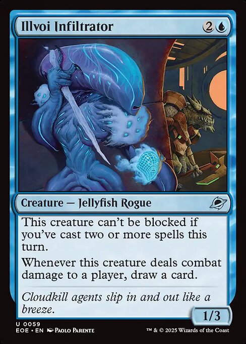 Edge of Eternities - 59 - Illvoi Infiltrator - Uncommon - U - Foil