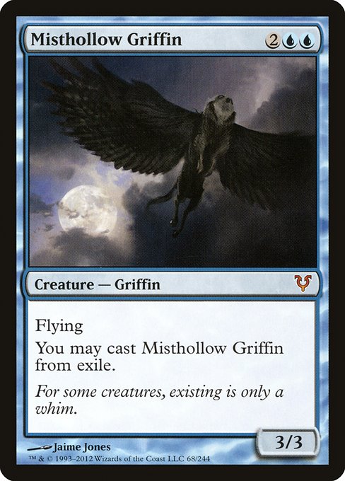 Avacyn Restored - 68 - Misthollow Griffin - Mythic - U - Non-foil