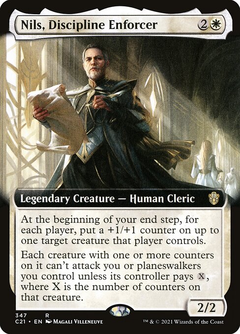 Commander 2021 - 347 - Nils, Discipline Enforcer - Rare - W - Non-foil