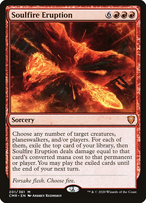 Commander Legends - 201 - Soulfire Eruption - Mythic - R - Non-foil