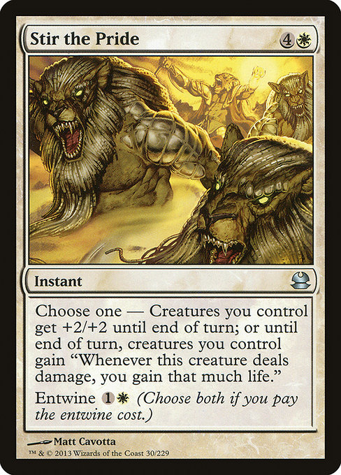 Modern Masters - 30 - Stir the Pride - Uncommon - W - Non-foil