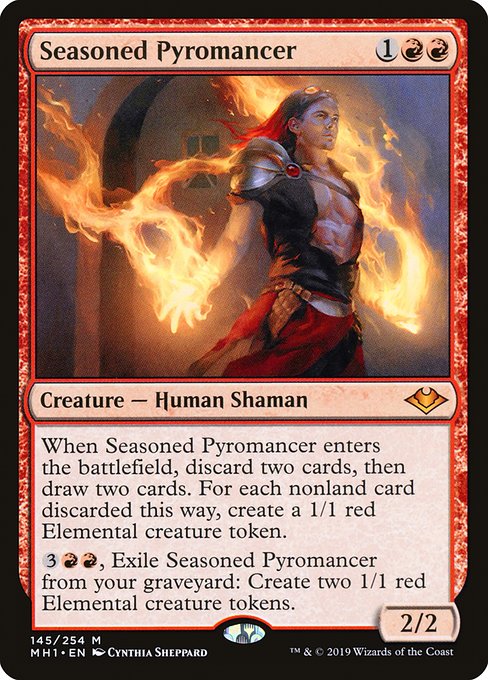 Modern Horizons - 145 - Seasoned Pyromancer - Mythic - R - Non-foil