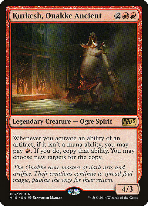 Magic 2015 - 153 - Kurkesh, Onakke Ancient - Rare - R - Non-foil