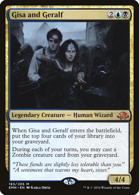 Eldritch Moon - 183 - Gisa and Geralf - Mythic - UB - Non-foil