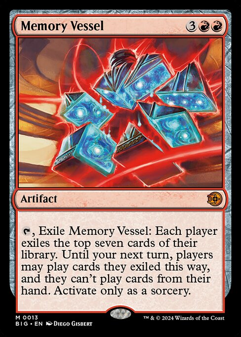 The Big Score - 13 - Memory Vessel - Mythic - R - Non-foil