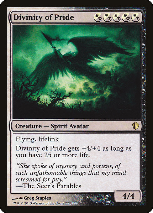 Commander 2013 - 228 - Divinity of Pride - Rare - WB - Non-foil