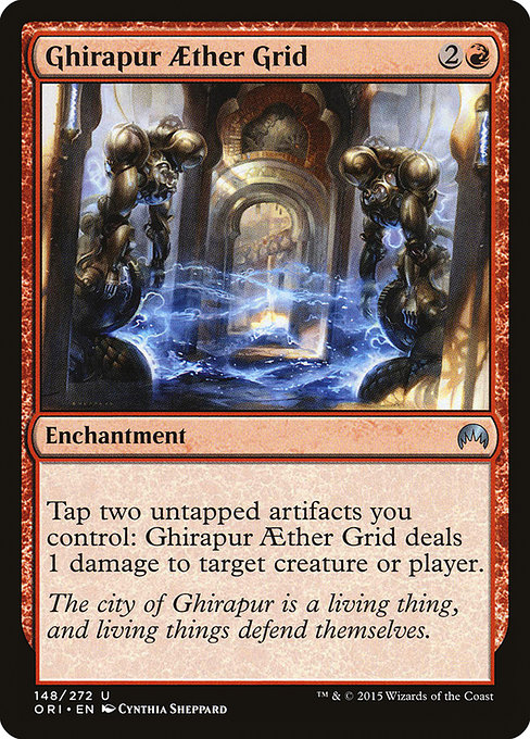 Magic Origins - 148 - Ghirapur Aether Grid - Uncommon - R - Non-foil