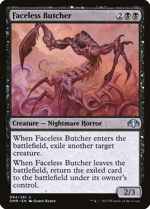 Dominaria Remastered - 84 - Faceless Butcher - Uncommon - B - Non-foil