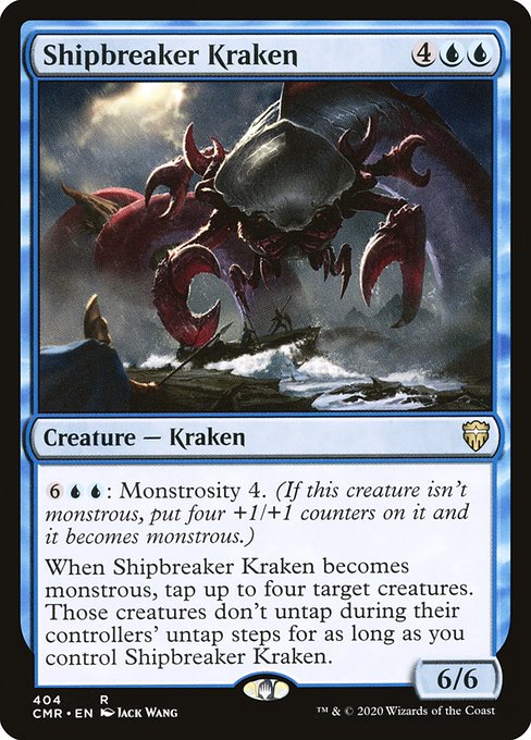 Commander Legends - 404 - Shipbreaker Kraken - Rare - U - Non-foil