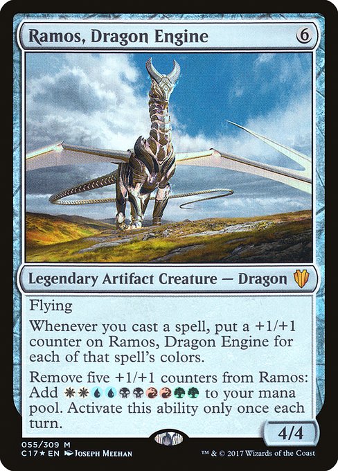 Commander 2017 - 55 - Ramos, Dragon Engine - Mythic - C - Foil
