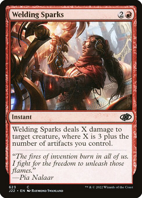 Jumpstart 2022 - 623 - Welding Sparks - Common - R - Non-foil