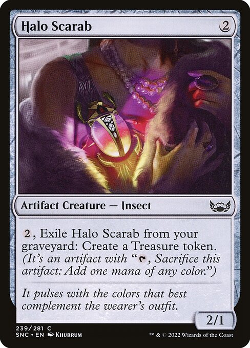 Streets of New Capenna - 239 - Halo Scarab - Common - C - Non-foil