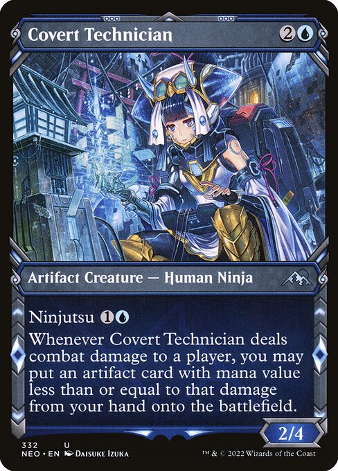 Kamigawa: Neon Dynasty - 332 - Covert Technician - Uncommon - U - Non-foil