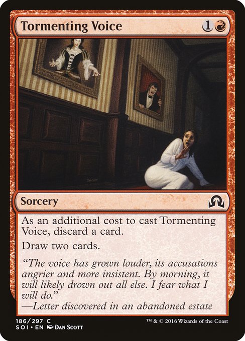 Shadows over Innistrad - 186 - Tormenting Voice - Common - R - Non-foil