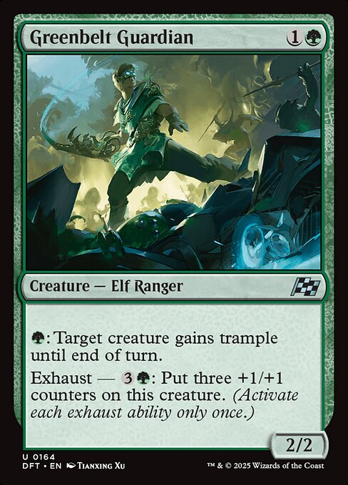 Aetherdrift - 164 - Greenbelt Guardian - Uncommon - G - Non-foil